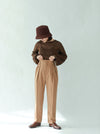 HIGH WAIST TAPERD PANTS