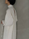 DOLMAN SLEEVE JACQUARD DRESS