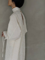 画像をギャラリービューアに読み込む, DOLMAN SLEEVE JACQUARD DRESS
