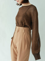 画像をギャラリービューアに読み込む, HIGH WAIST TAPERD PANTS
