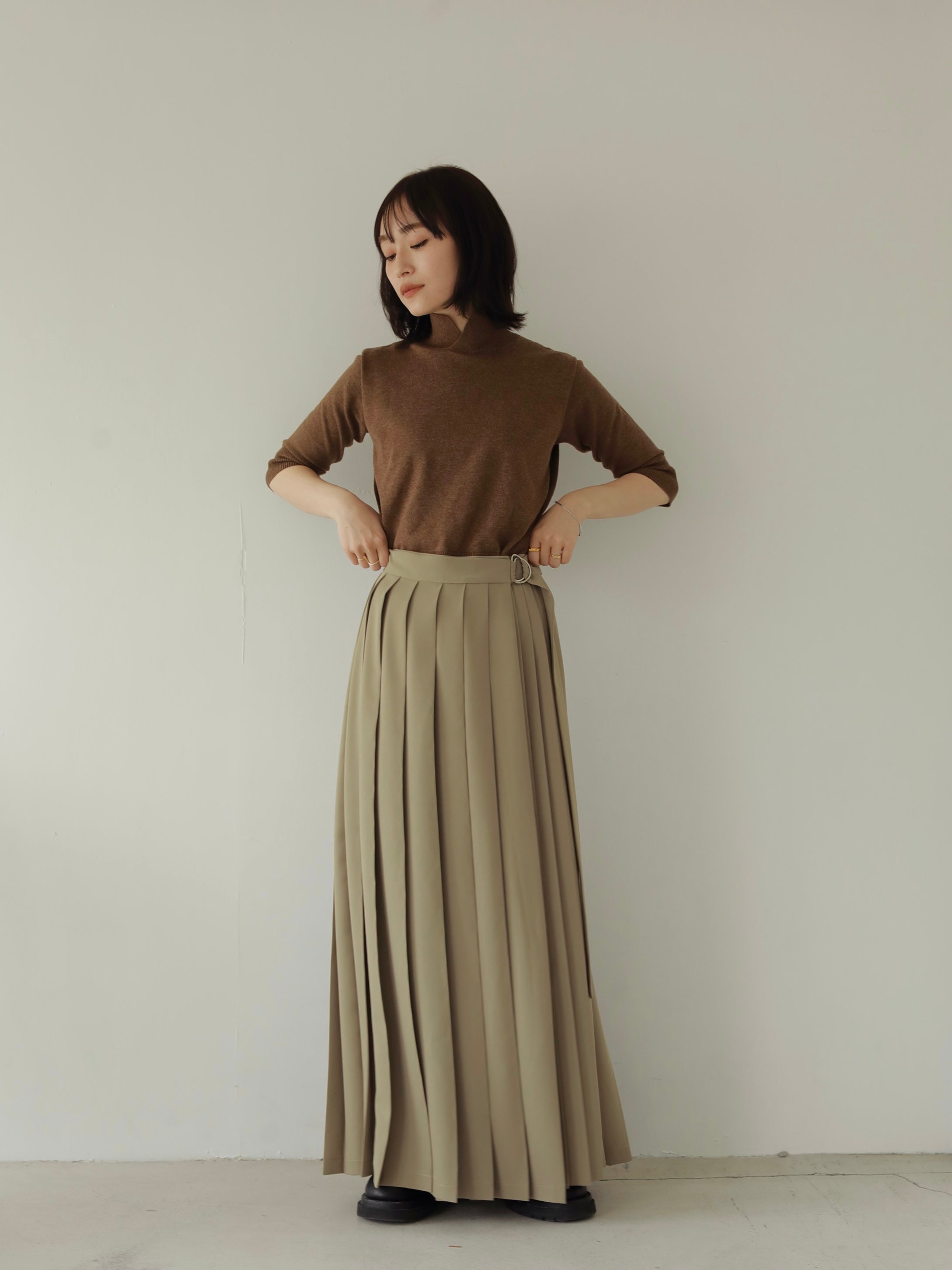 【直売激安】New Pleats SKニュープリーツスカート スカート