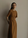 BELTED DRESS