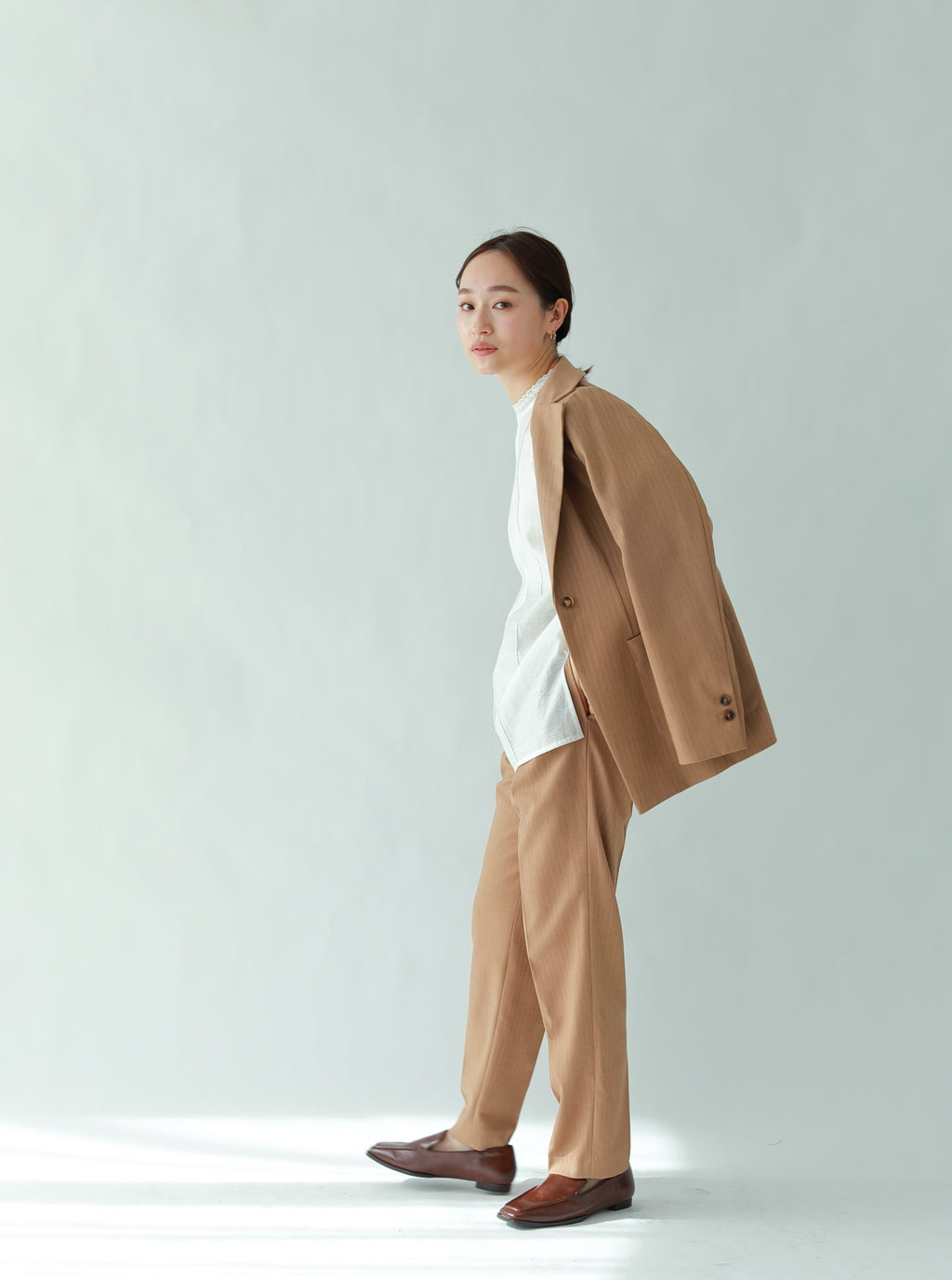 HERRINBONE TAILORED JACKET