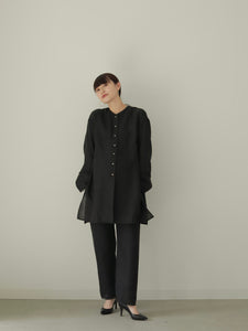 TWEEDY LONG BLOUSE