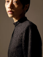 画像をギャラリービューアに読み込む, JACQUARD CROPPED BLOUSE
