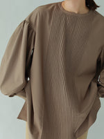 画像をギャラリービューアに読み込む, PIN TUCK BLOUSE
