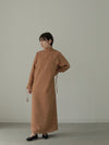 DOLMAN SLEEVE JACQUARD DRESS