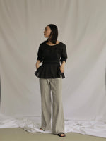 画像をギャラリービューアに読み込む, VINTAGE PEPLUM BLOUSE
