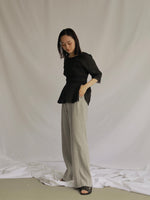 画像をギャラリービューアに読み込む, VINTAGE PEPLUM BLOUSE

