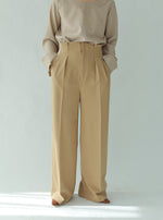画像をギャラリービューアに読み込む, HIGH WAIST TUCK PANTS
