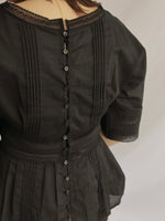 画像をギャラリービューアに読み込む, VINTAGE PEPLUM BLOUSE
