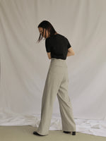 画像をギャラリービューアに読み込む, HIGH WAIST PIN TUCK PANTS
