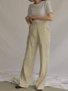 HIGH WAIST PIN TUCK PANTS