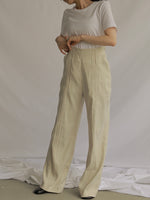 画像をギャラリービューアに読み込む, HIGH WAIST PIN TUCK PANTS
