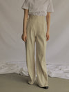HIGH WAIST PIN TUCK PANTS