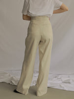 画像をギャラリービューアに読み込む, HIGH WAIST PIN TUCK PANTS
