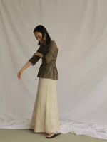 画像をギャラリービューアに読み込む, VINTAGE PEPLUM BLOUSE
