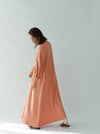 BACK SATIN DRESS