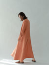 BACK SATIN DRESS
