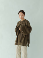 画像をギャラリービューアに読み込む, VOLUME SLEEVE PULLOVER
