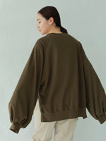 画像をギャラリービューアに読み込む, VOLUME SLEEVE PULLOVER
