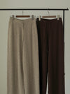 EYELET KNIT PANTS