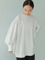 画像をギャラリービューアに読み込む, PIN TUCK BLOUSE
