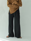 HIGH WAIST TUCK PANTS