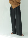 HIGH WAIST TUCK PANTS
