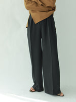 画像をギャラリービューアに読み込む, HIGH WAIST TUCK PANTS
