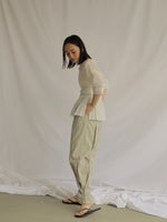 画像をギャラリービューアに読み込む, VINTAGE PEPLUM BLOUSE
