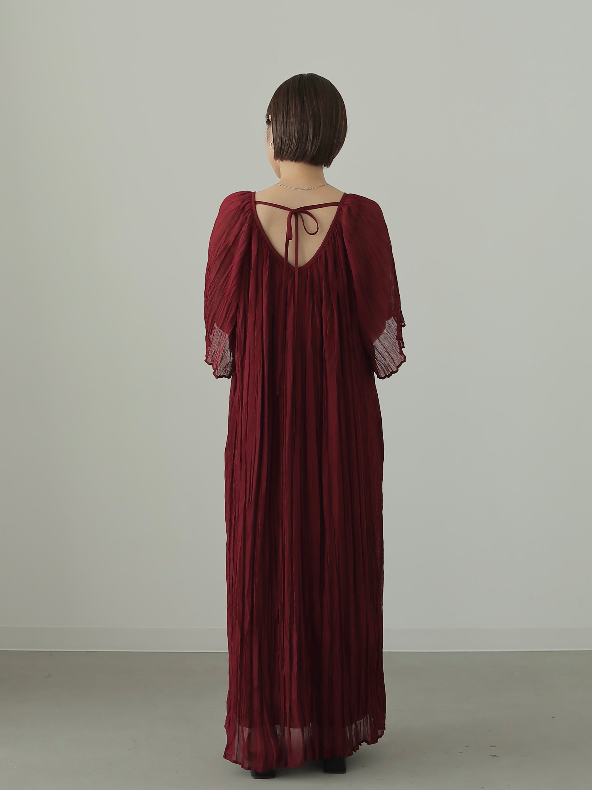CREPE BACKTIE DRESS