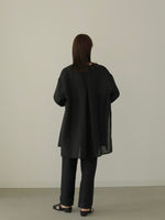画像をギャラリービューアに読み込む, TWEEDY LONG BLOUSE

