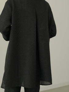 TWEEDY LONG BLOUSE