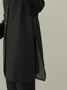 TWEEDY LONG BLOUSE