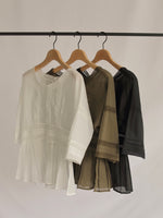 画像をギャラリービューアに読み込む, VINTAGE PEPLUM BLOUSE
