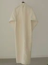 DOLMAN SLEEVE JACQUARD DRESS