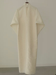 DOLMAN SLEEVE JACQUARD DRESS
