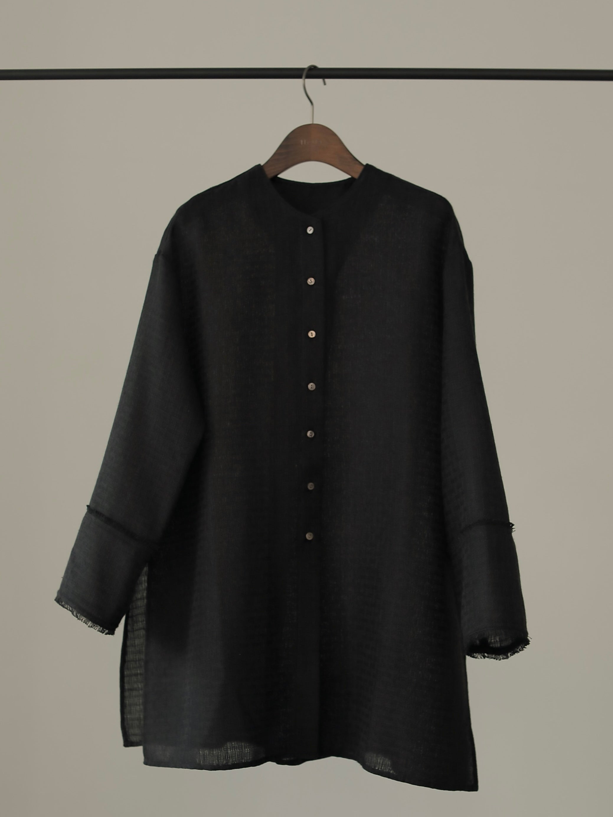 TWEEDY LONG BLOUSE