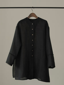 TWEEDY LONG BLOUSE