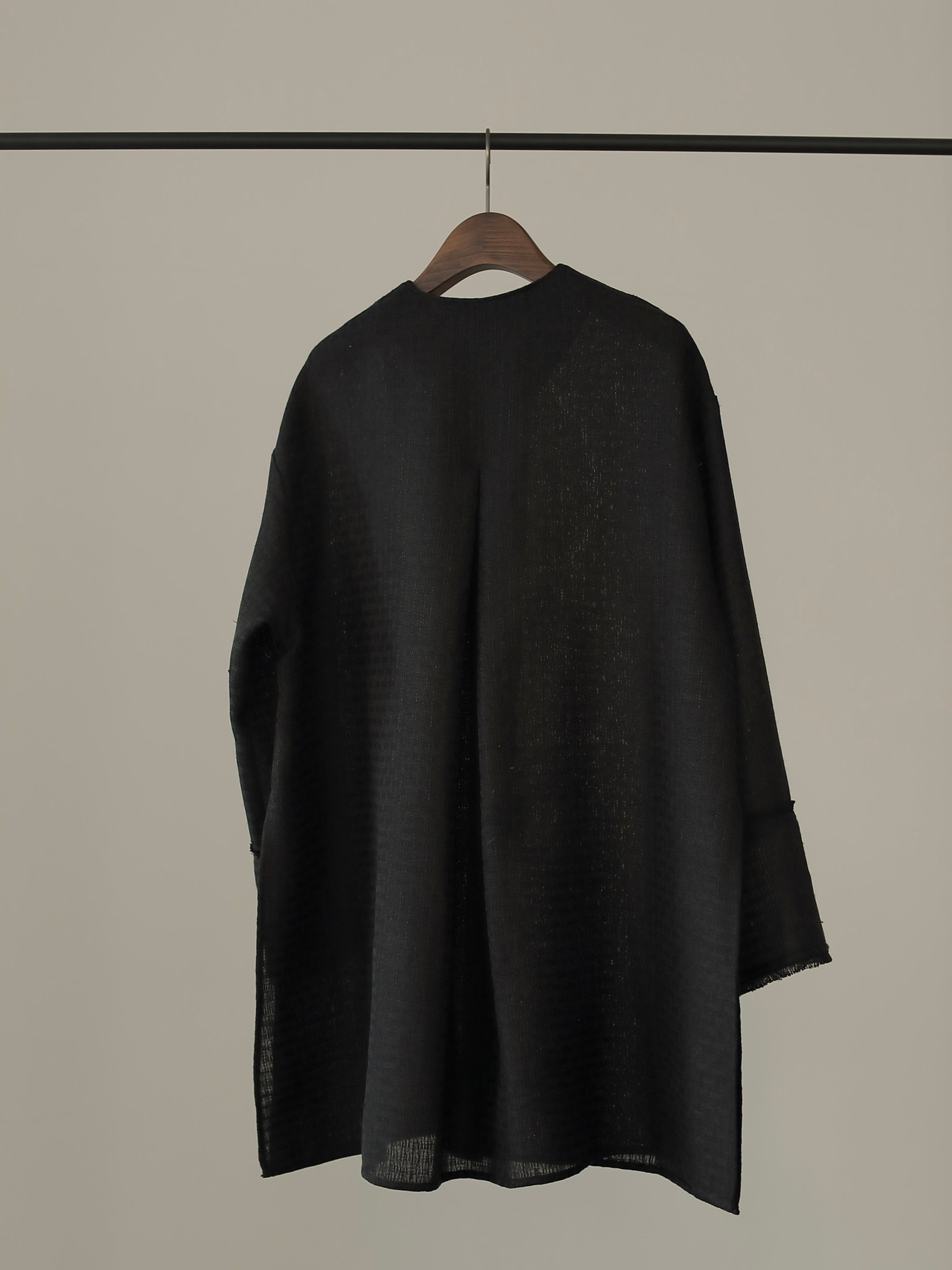 TWEEDY LONG BLOUSE