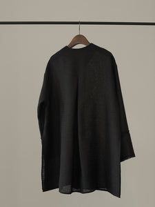 TWEEDY LONG BLOUSE