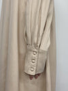 BACK SATIN DRESS